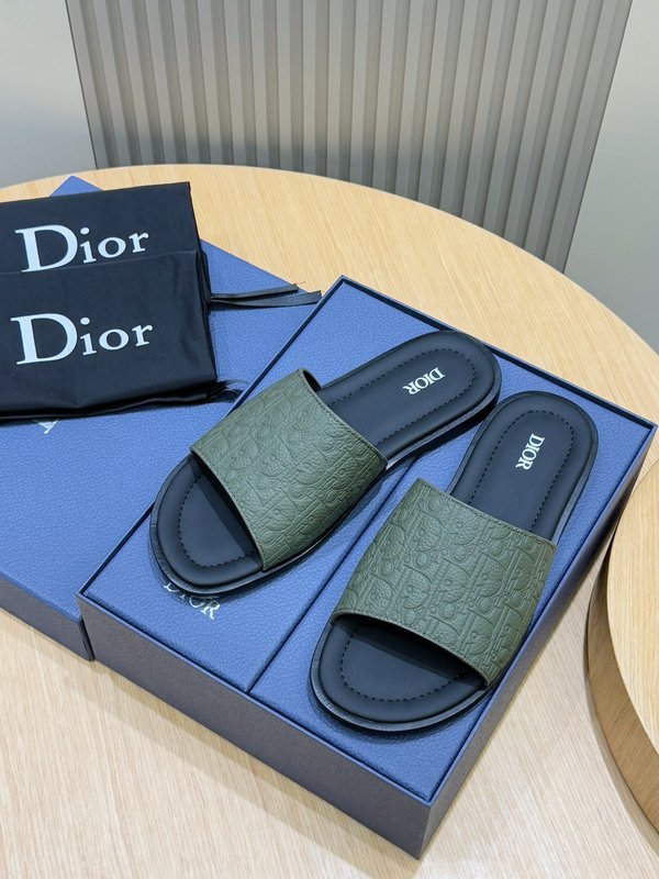 디올 Dior Alias 남성 가죽 슬리퍼 001-228522