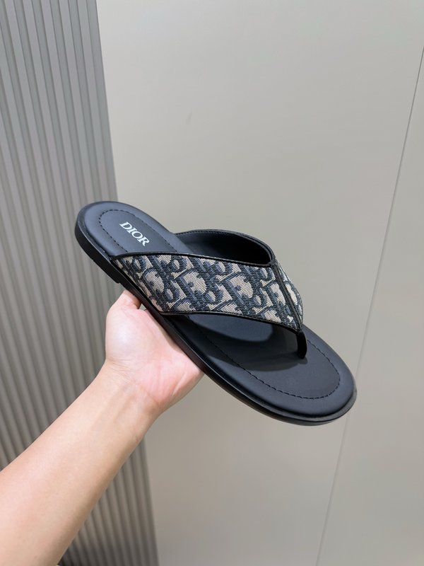 디올 Dior 알리아스 남성 가죽 슬리퍼 001-228525