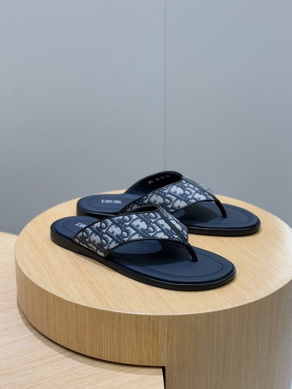 디올 Dior 알리아스 남성 가죽 슬리퍼 001-228525