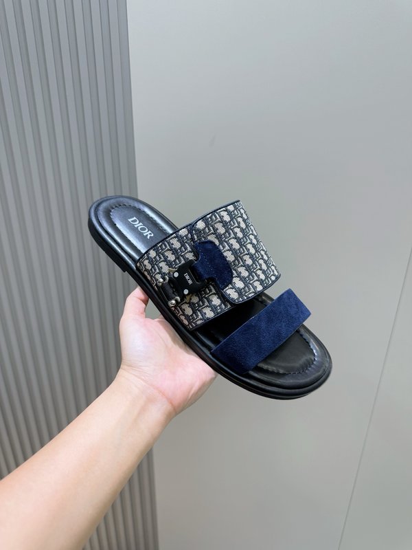 Dior 남성용 Aqua 프린트 샌들 001-228531