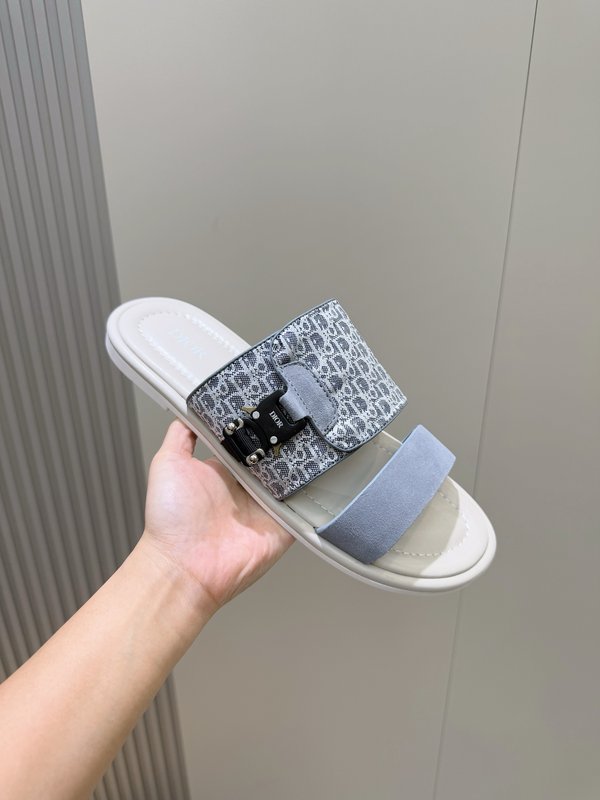 Dior 남성용 Aqua 프린트 샌들 001-228532