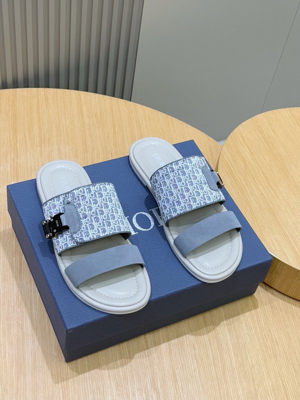 Dior 남성용 Aqua 프린트 샌들 001-228532
