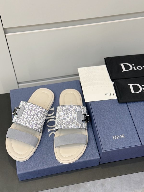 Dior 남성용 Aqua 프린트 샌들 001-228532