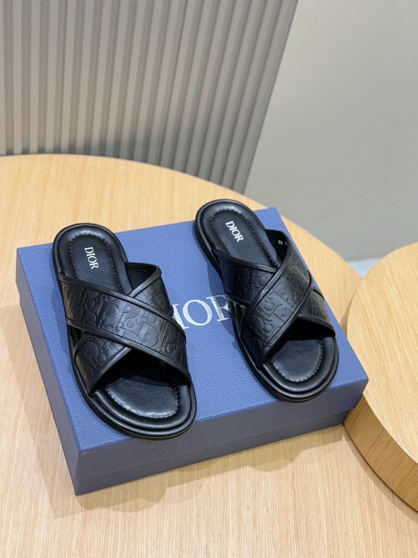 Dior Alias 남성 가죽 슬리퍼 001-228533