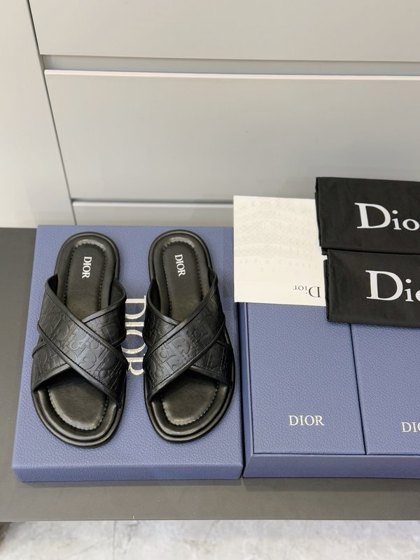 Dior Alias 남성 가죽 슬리퍼 001-228533