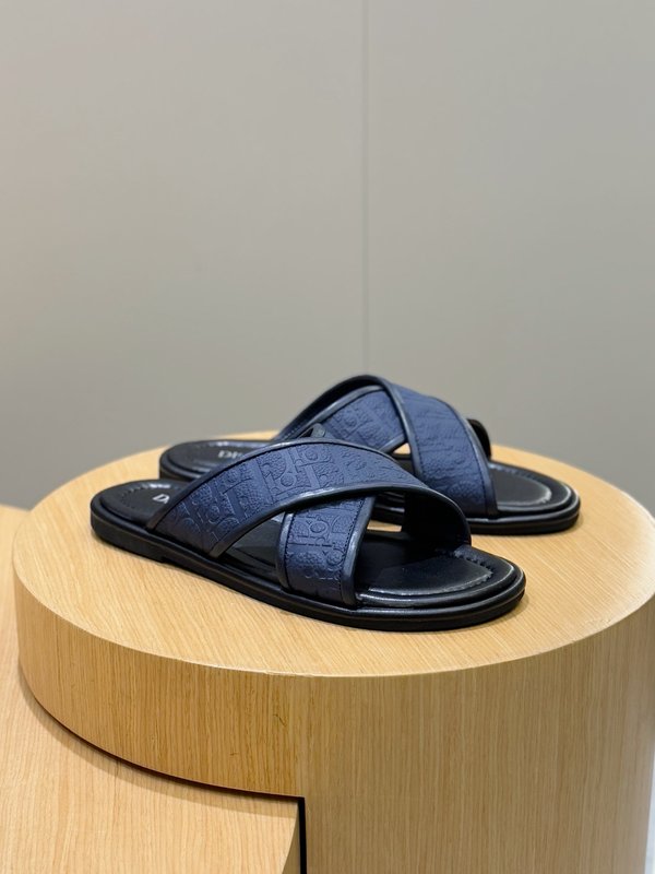 Dior Alias 남성 가죽 슬리퍼 001-228534