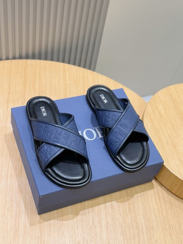 Dior Alias 남성 가죽 슬리퍼 001-228534