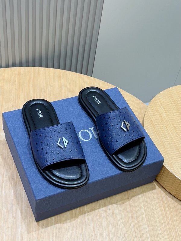 Dior Alias 남성 가죽 슬리퍼 001-228536