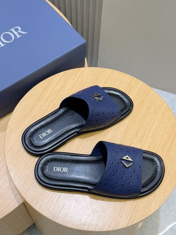 Dior Alias 남성 가죽 슬리퍼 001-228536