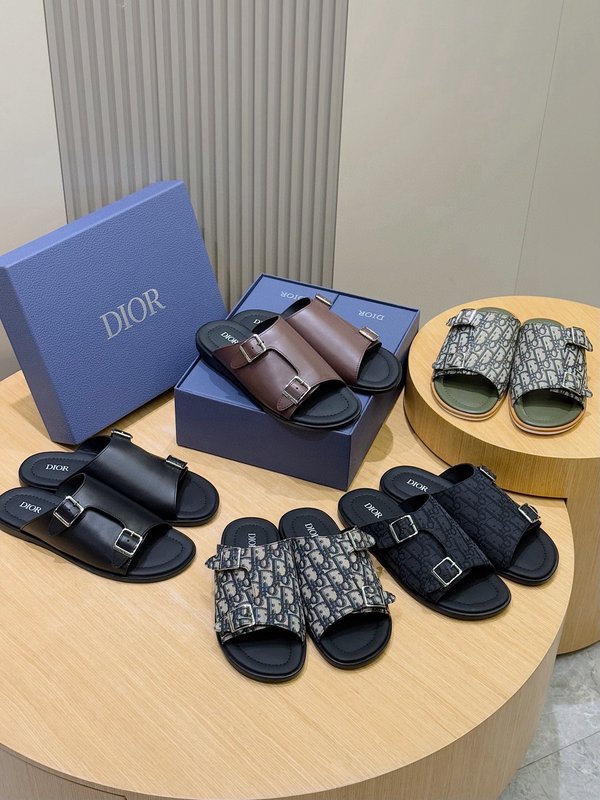 Dior Aqua 남성 오블리크 슬리퍼 001-228615