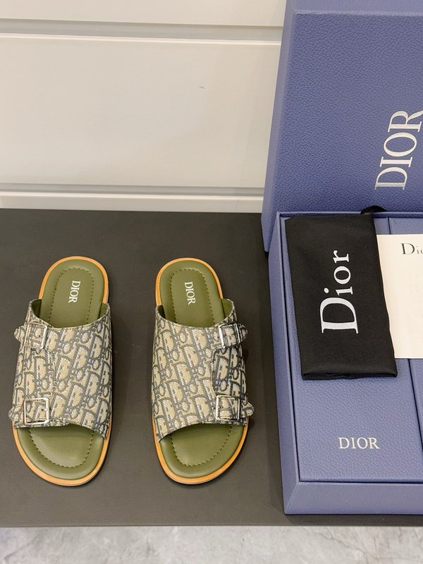 Dior Aqua 남성 오블리크 슬리퍼 001-228615