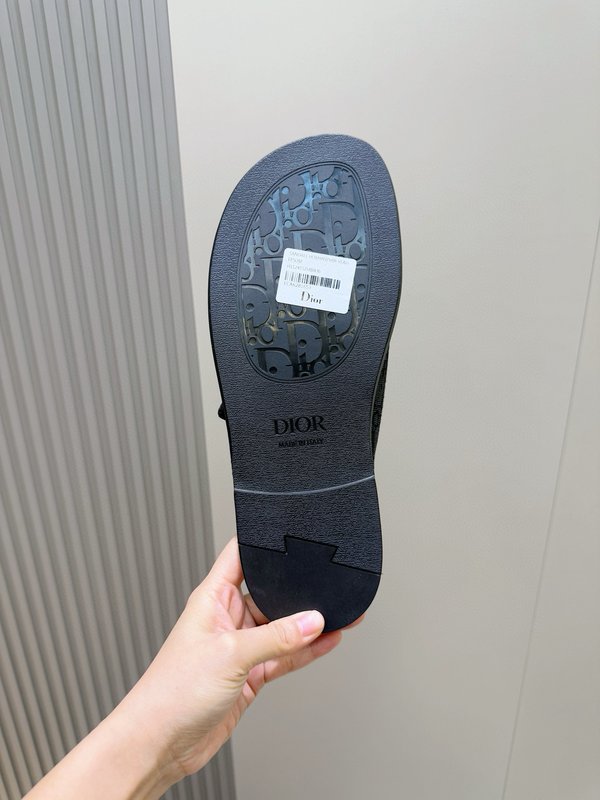 Dior Aqua 남성 오블리크 프린트 슬리퍼 001-228616