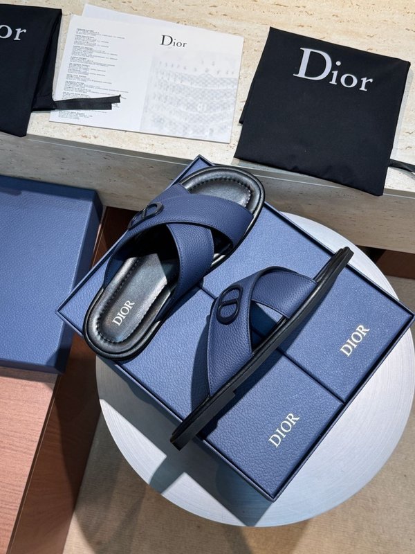 디올 Dior Alias 남성 소가죽 슬리퍼 001-228617