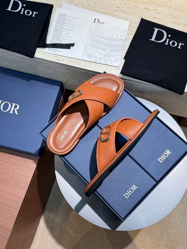 디올 Dior Alias 남성 소가죽 슬리퍼 001-228619