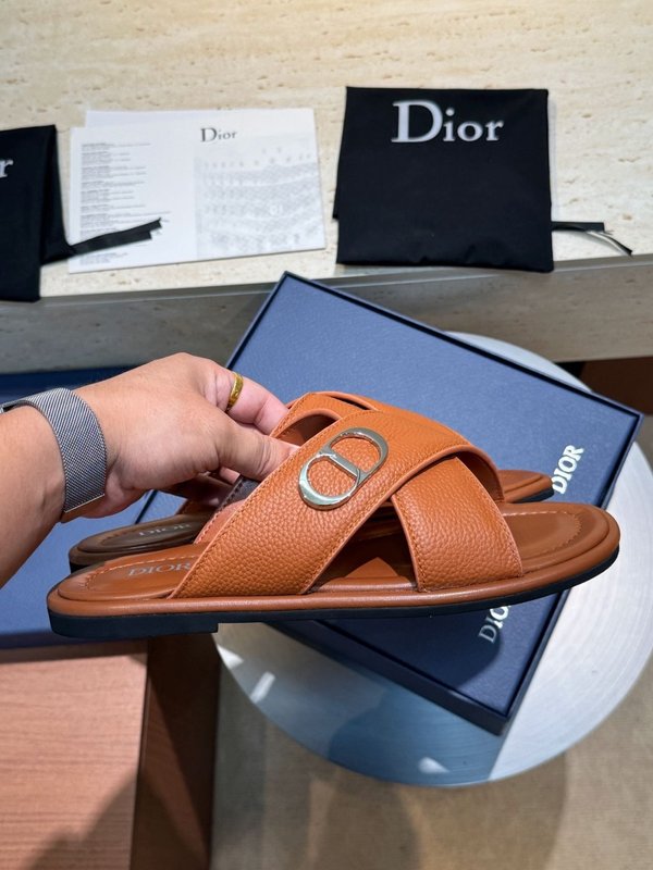 디올 Dior Alias 남성 소가죽 슬리퍼 001-228619