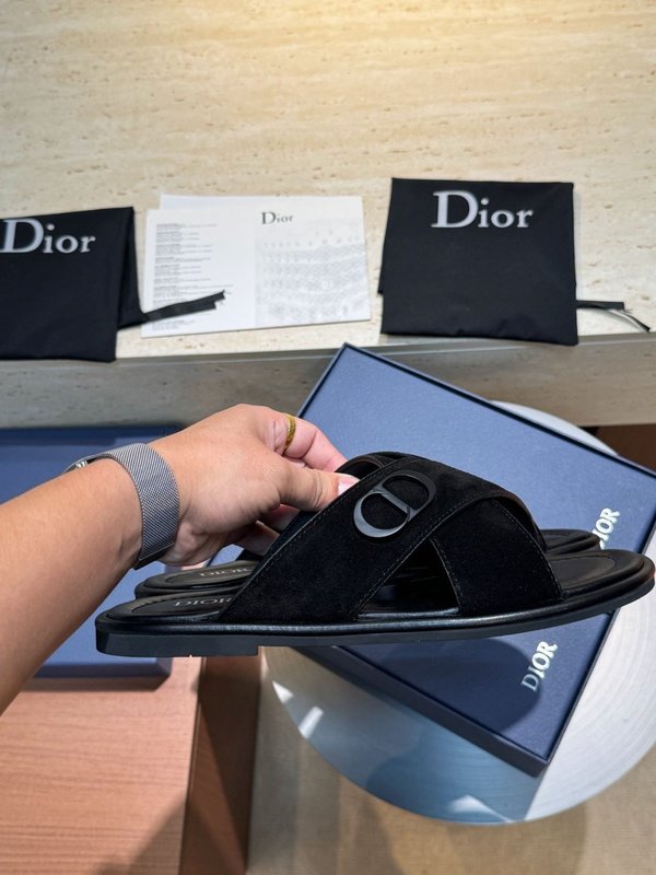 디올 Dior Alias 남성 소가죽 슬리퍼 001-228628