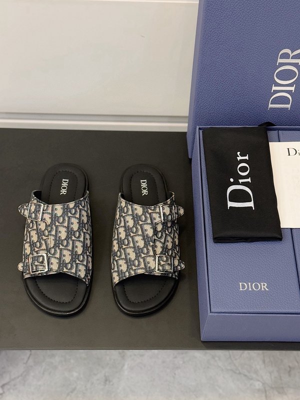 Dior Aqua 남성 프린트 슬리퍼 001-228640