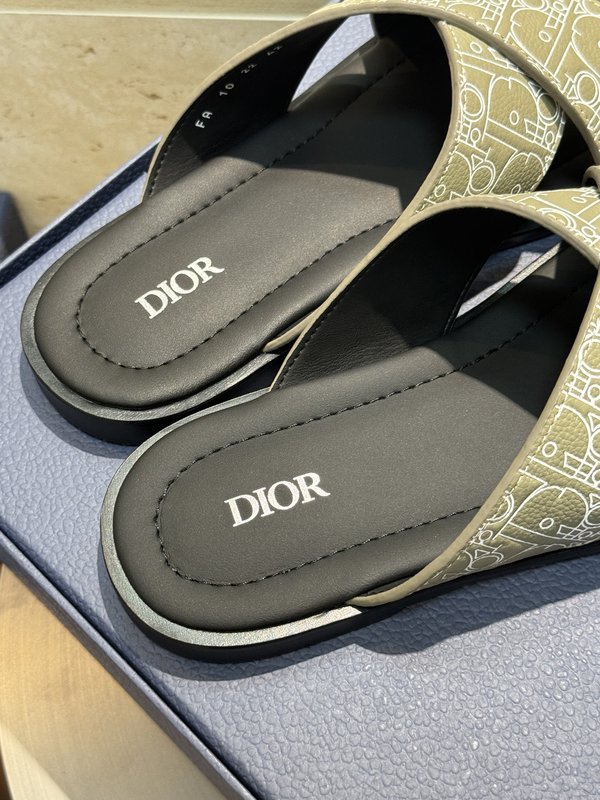 디올 Dior Alias 남성 가죽 슬리퍼 001-228653