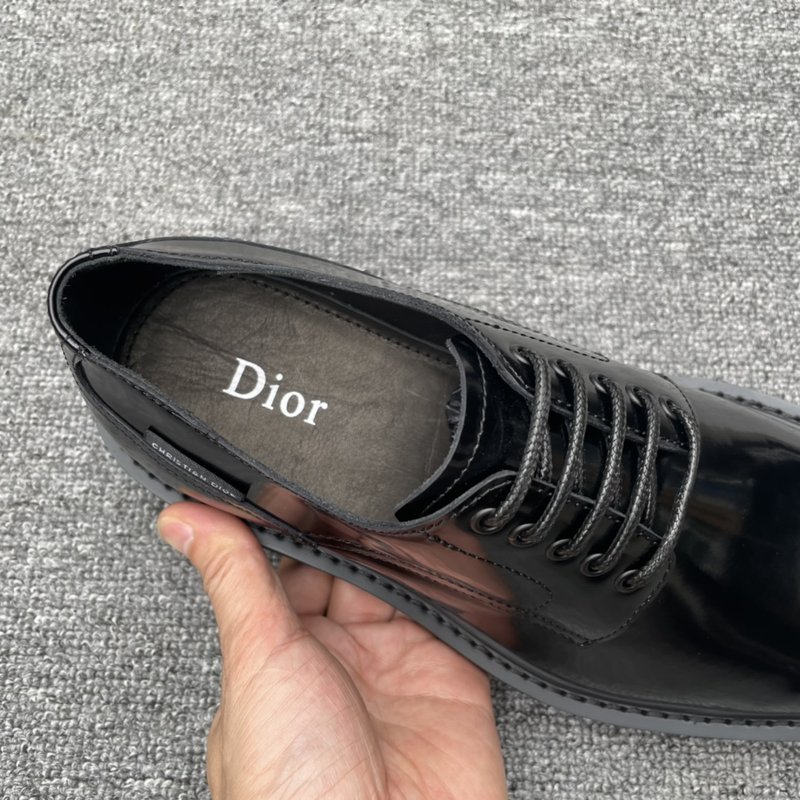 Dior Explorer 블랙 가죽 더비슈즈 001-228676