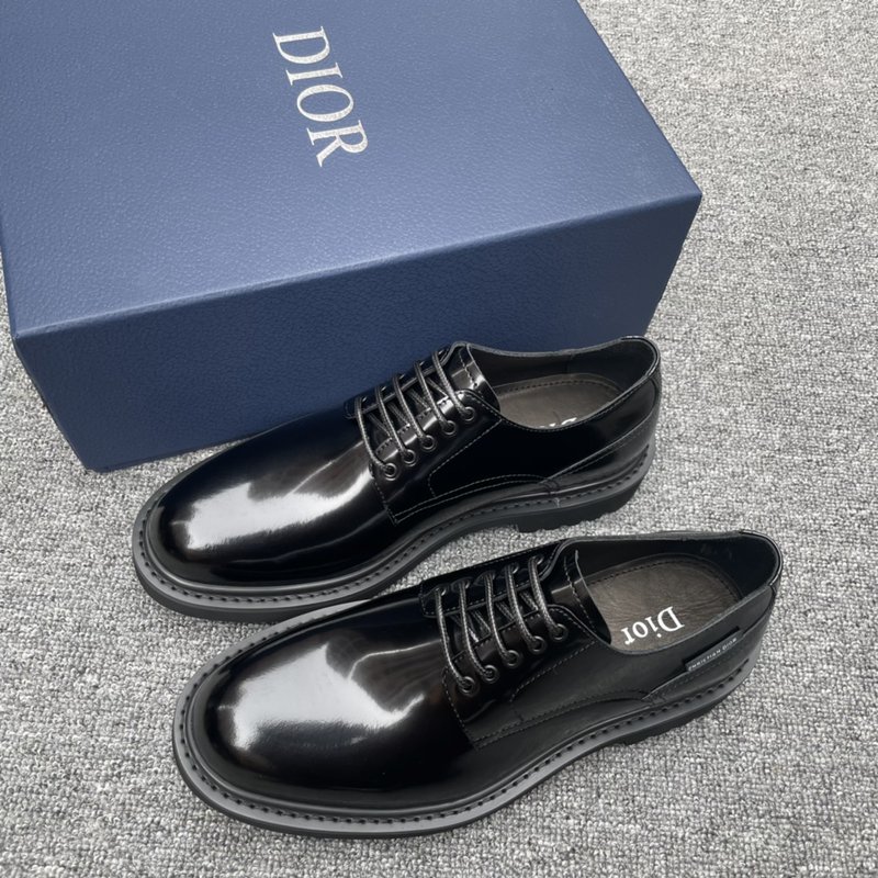 Dior Explorer 블랙 가죽 더비슈즈 001-228676