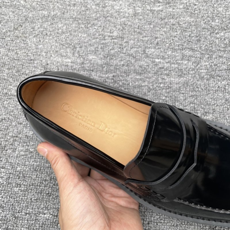 Dior Explorer 블랙 가죽 더비 슈즈 001-228684