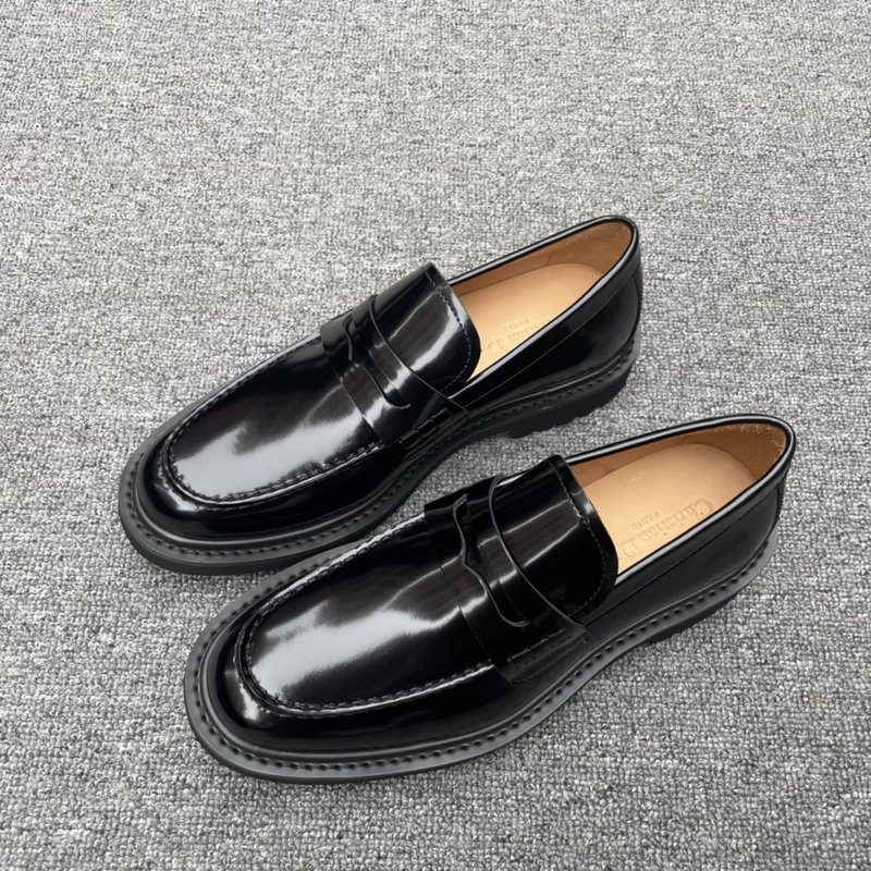 Dior Explorer 블랙 가죽 더비 슈즈 001-228684