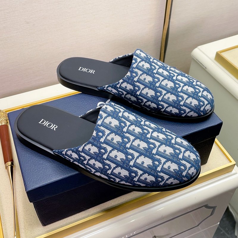 Dior B28 오블리크 프린트 슬리퍼 001-228695