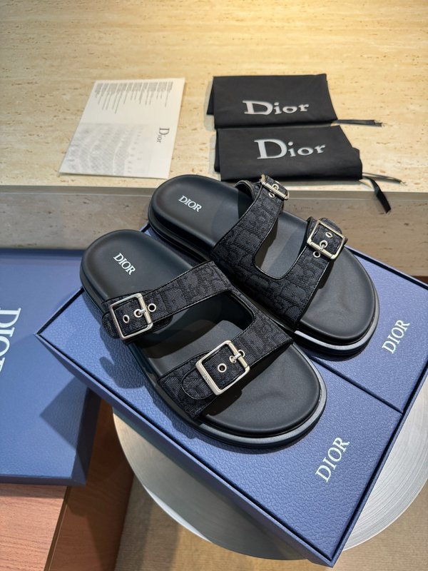 Dior Aqua 남성 캔버스 샌들 001-228697