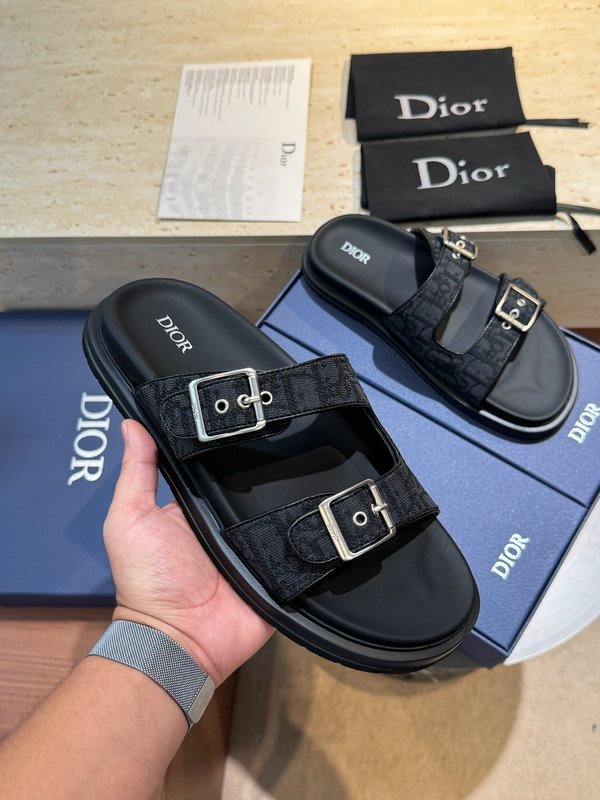 Dior Aqua 남성 캔버스 샌들 001-228697