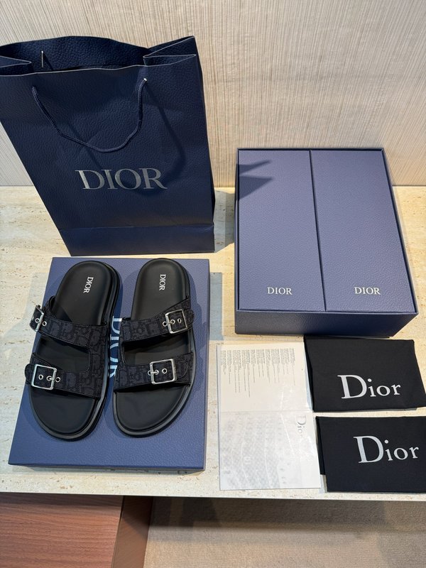 Dior Aqua 남성 캔버스 샌들 001-228697