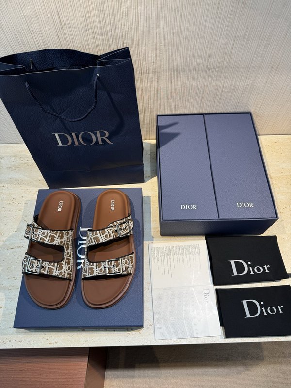 Dior Aqua 남성 크로스 밴들 샌들 001-228700