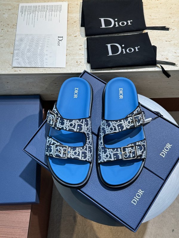 Dior Aqua 남성 교차 밴드 샌들 001-228701