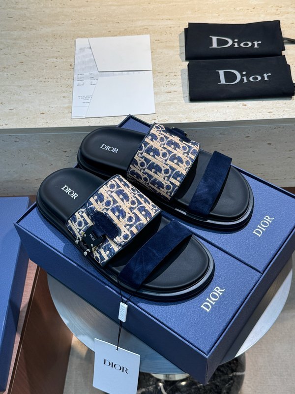 DIOR Aqua 남성 슬리퍼 샌들 001-228704