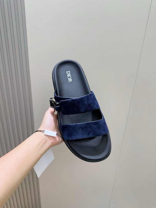 디올 아쿠아 남성용 크로스 스트랩 샌들 001-228720