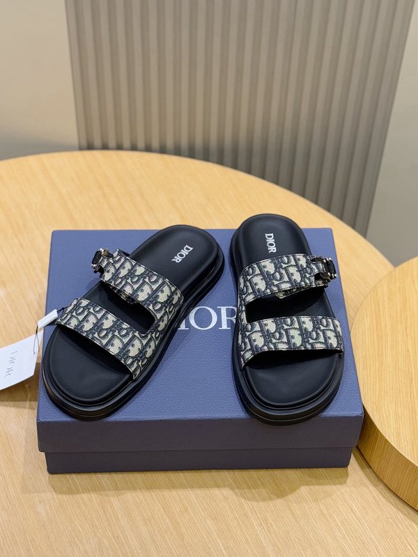 Dior Aqua 남성 크로스 밴드 슬리퍼 001-228744