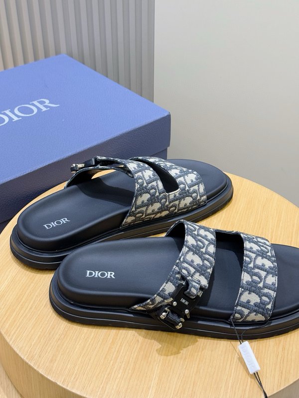 Dior Aqua 남성 크로스 밴드 슬리퍼 001-228744