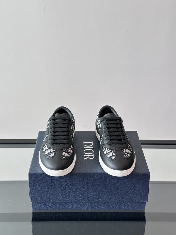 Dior 블랙 소울 클래식 모노그램 스니커즈 001-228773
