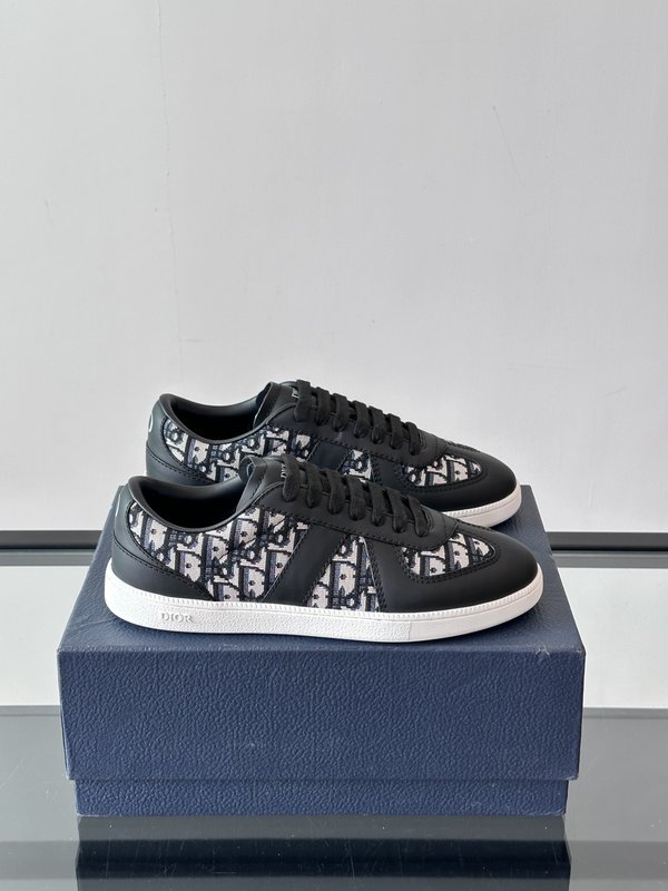 Dior 블랙 소울 클래식 모노그램 스니커즈 001-228773