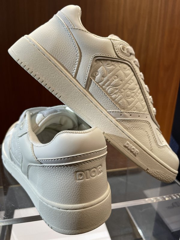 Dior B27 로우탑 가죽 스니커즈 001-228821