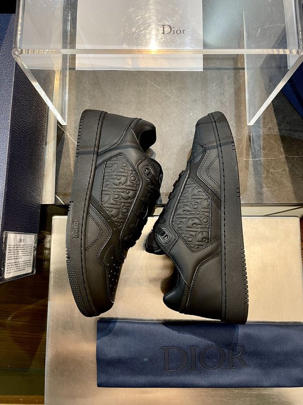 Dior B27 로우탑 가죽 스니커즈 001-228821