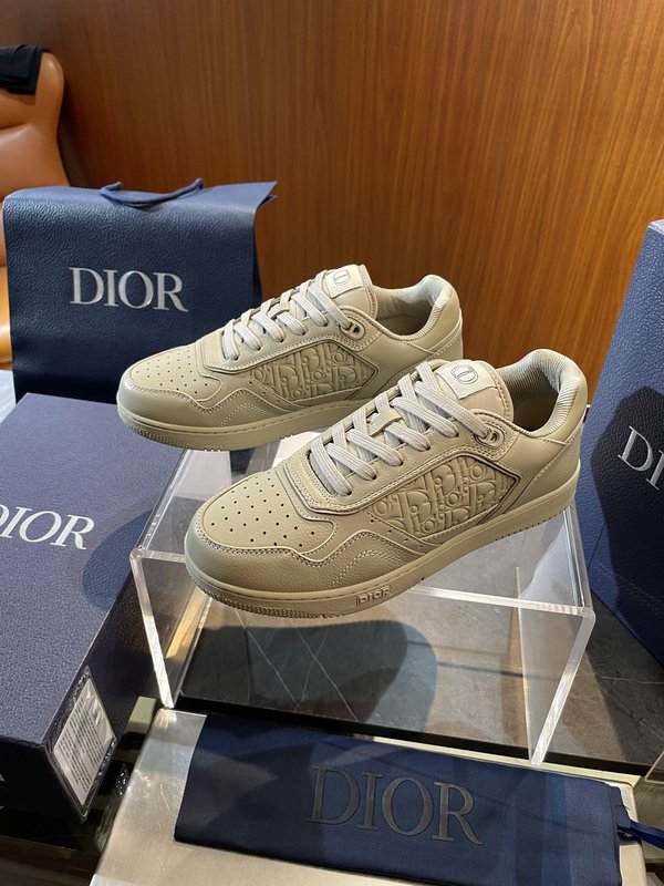 Dior B27 로우탑 가죽 스니커즈 001-228821