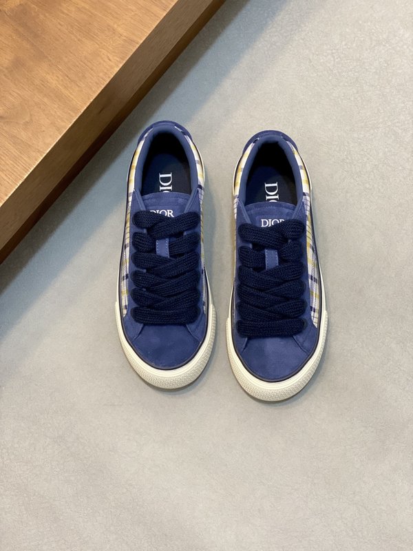 디올 Dior B33 시리즈 네이비 화이트 운동화 001-228873