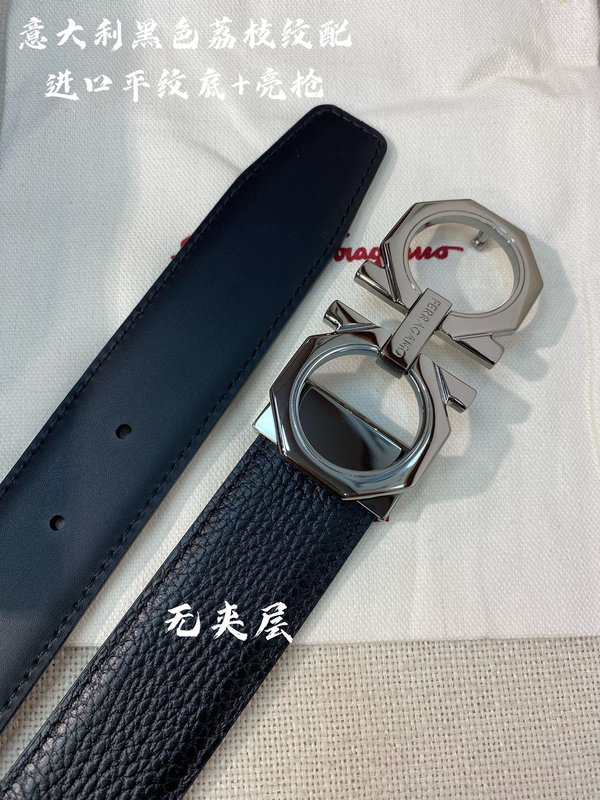 페라가모 이탈리아 원산 가죽 NFC 칩 벨트 001-229234