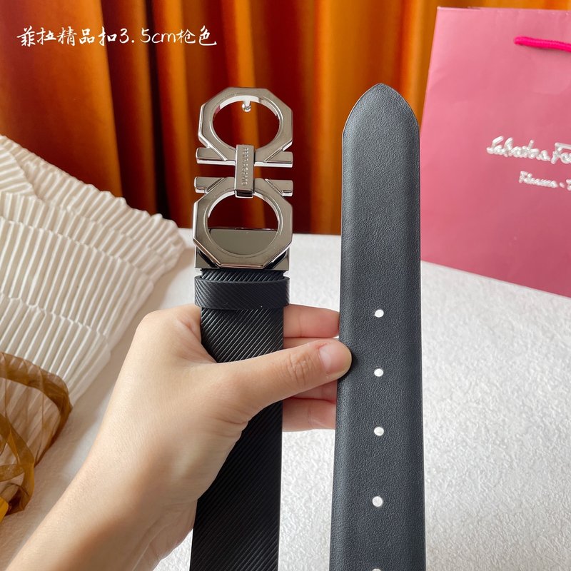 페라가모 이탈리아 양면 소가죽 벨트 001-229236