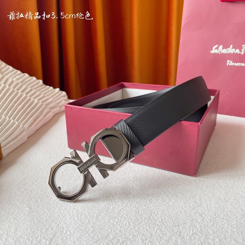 페라가모 이탈리아 양면 소가죽 벨트 001-229236