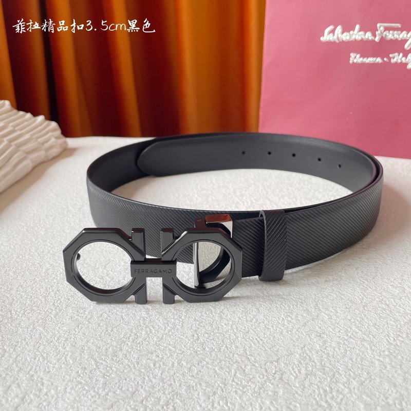 페라 이탈리아 양면 소가죽 동제 버클 벨트 001-229237