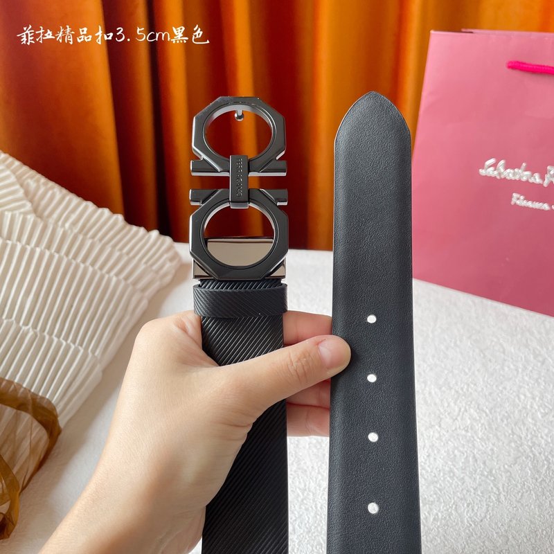 페라 이탈리아 양면 소가죽 동제 버클 벨트 001-229237