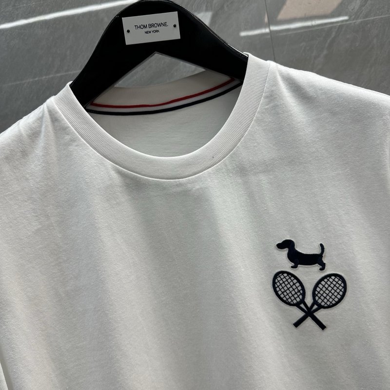 Thom Browne 강아지 자수 반팔 001-229244