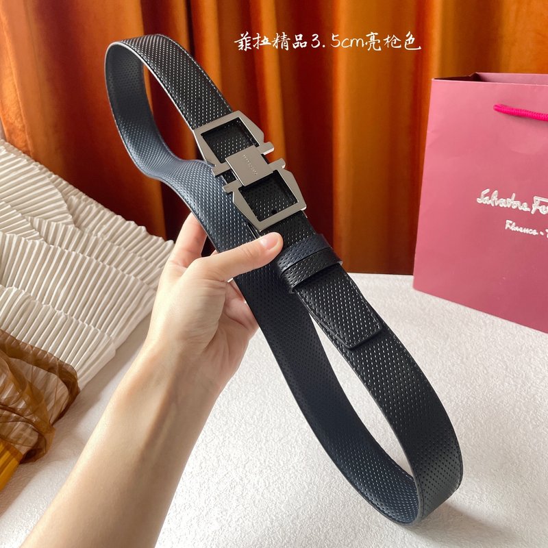 페라가모  이탈리아 양면 수입 소가죽 벨트 001-229248