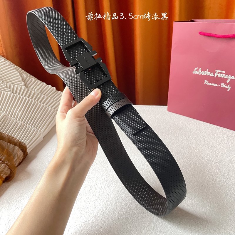 페라가모  이탈리아 양면 수입 소가죽 벨트 001-229259